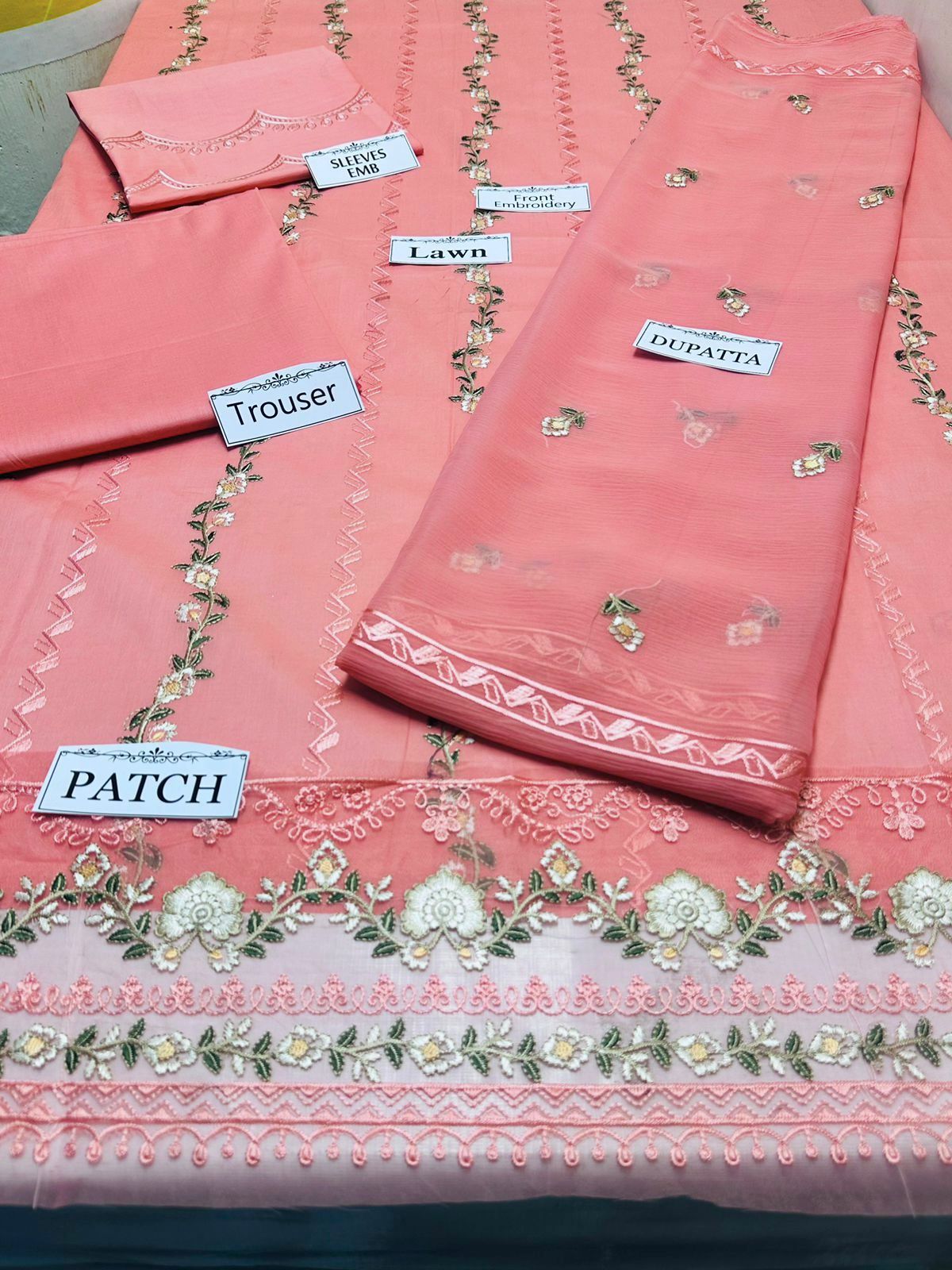 Barouqe Embroided Lawn