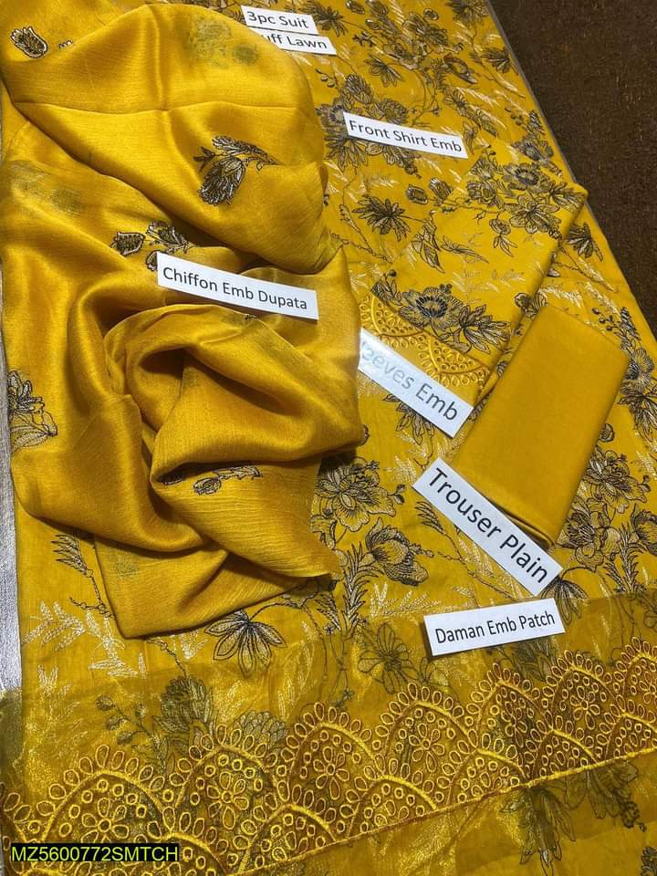 Bareeze Embroided Lawn