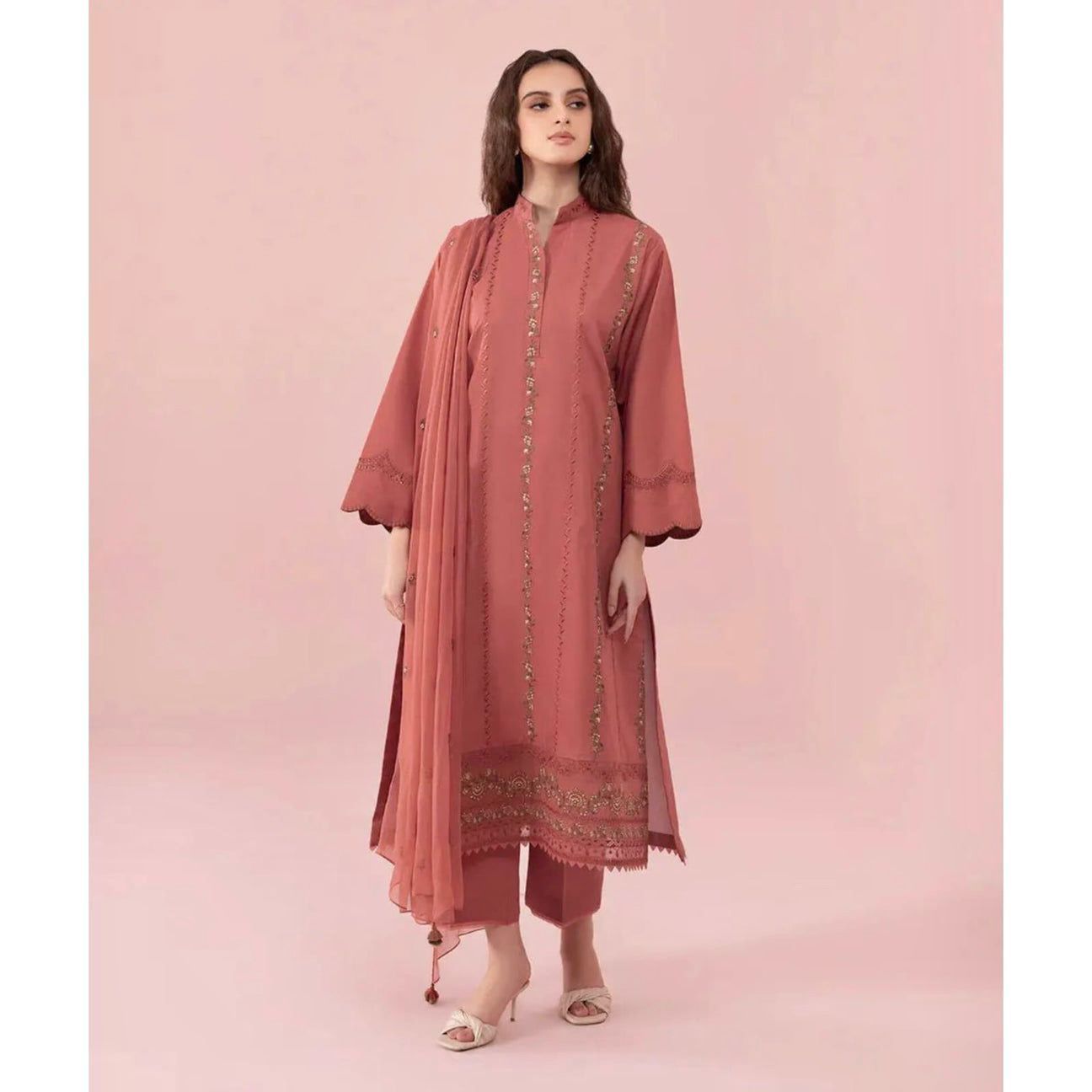 Barouqe  Embroided Lawn